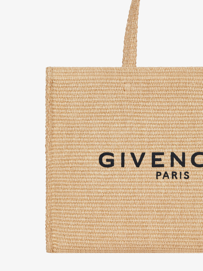 MEDIUM G-TOTE BAG IN RAFFIA 6