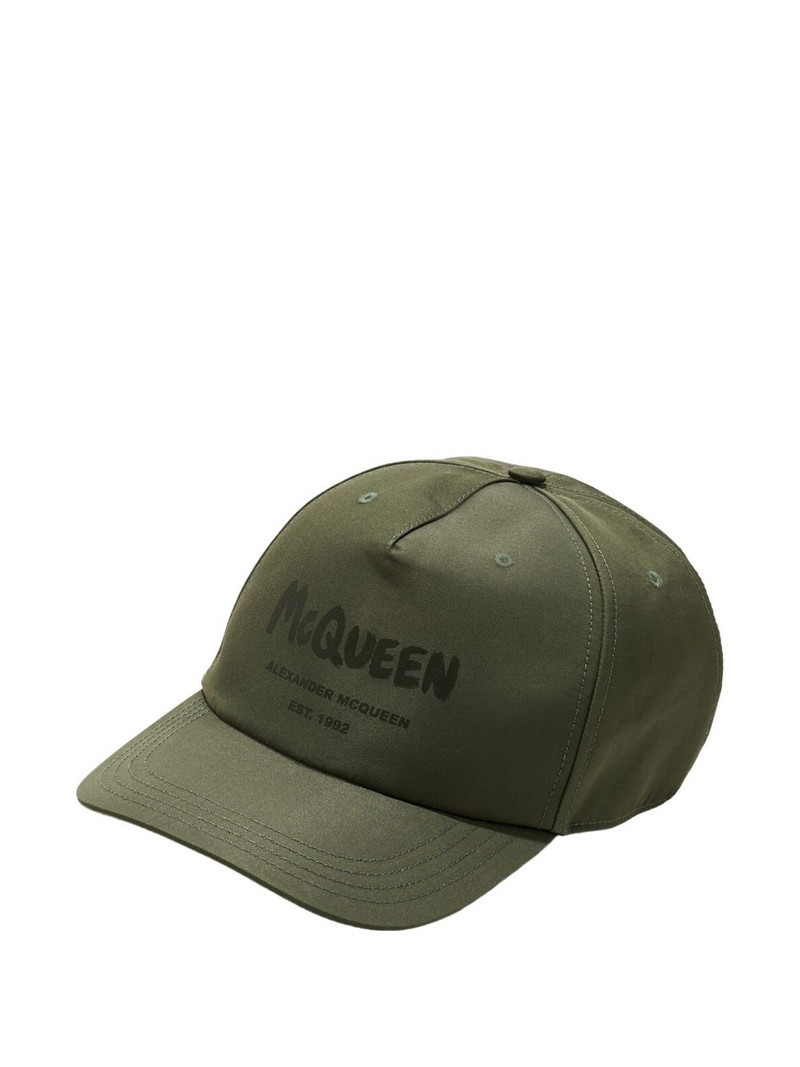 Alexander McQueen logo-printed cap outlook