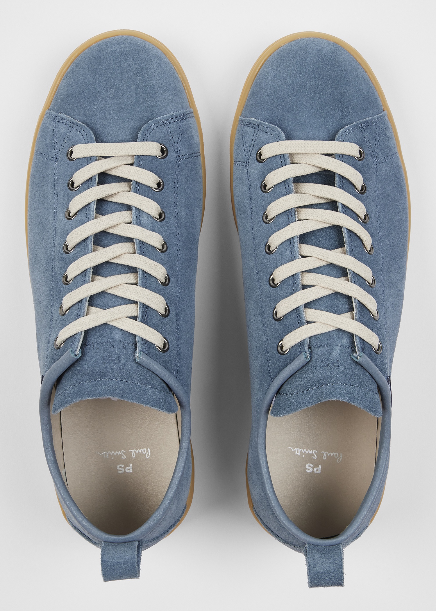 Light Blue Suede 'Miyata' Trainers - 5