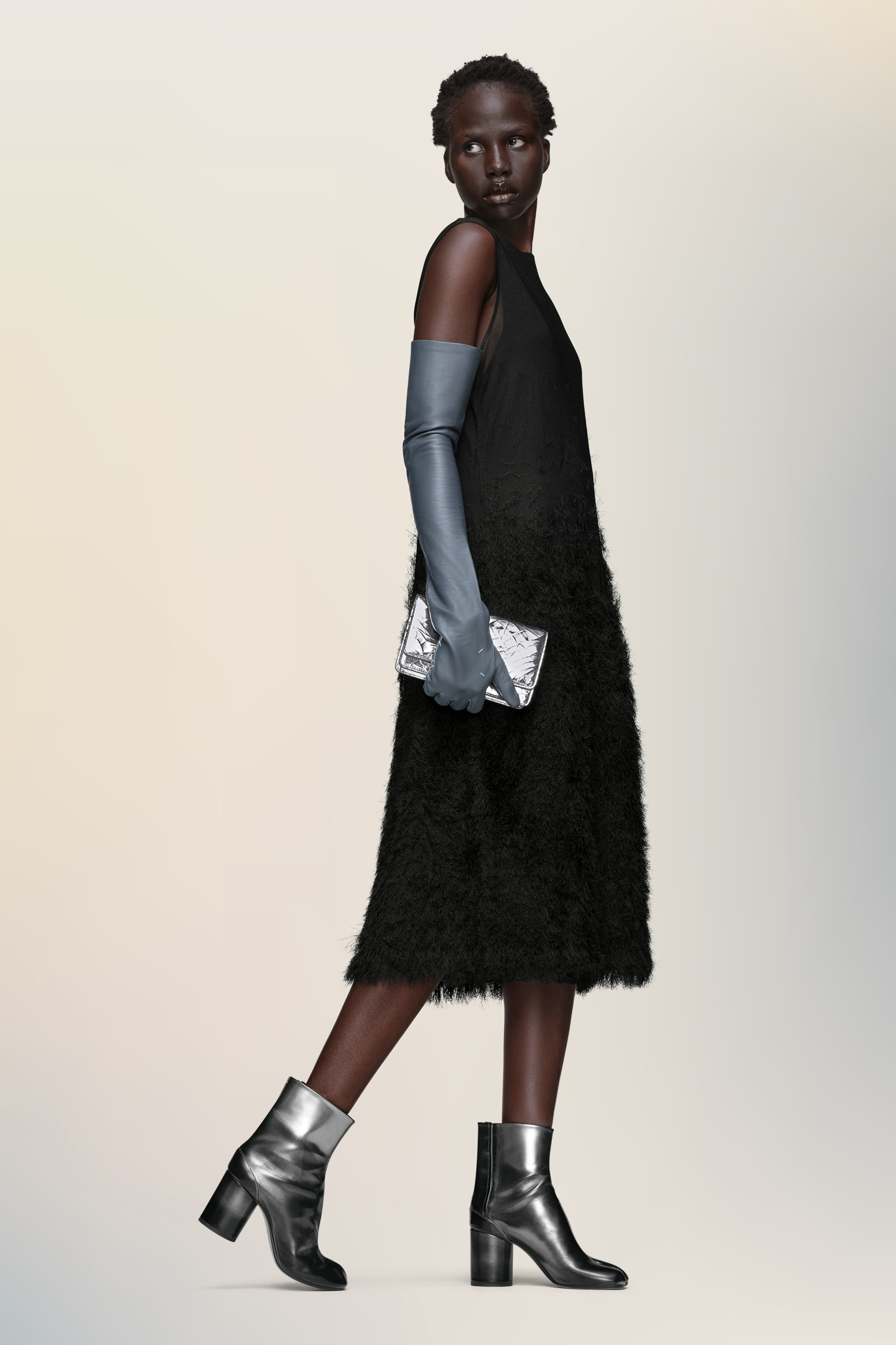 Retrograde silk knit dress - 4
