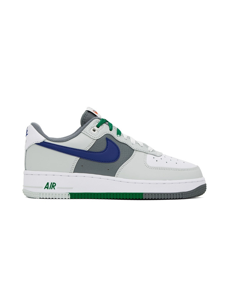 Gray & White Air Force 1 '07 LV8 Sneakers - 1