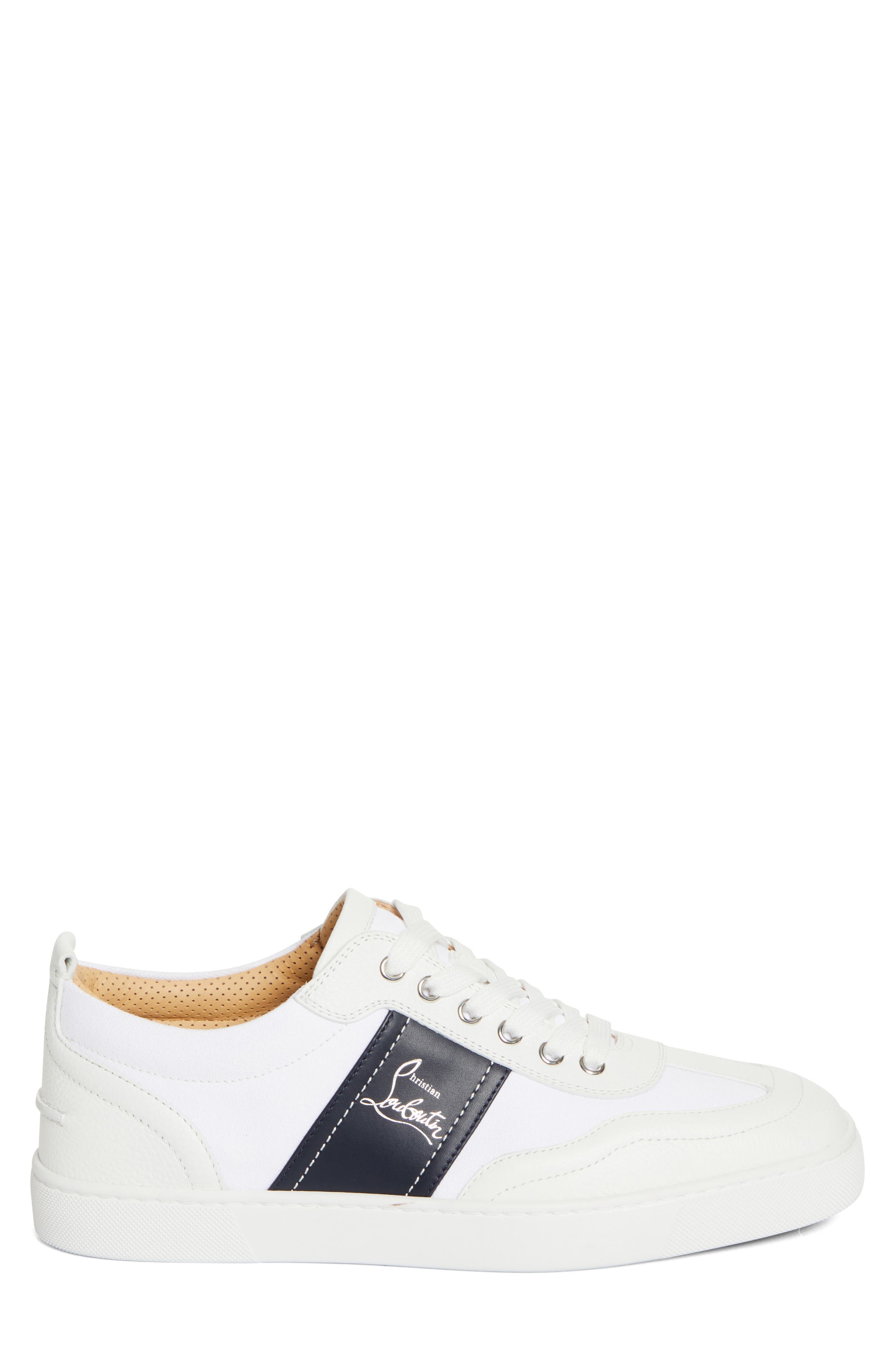 Christian Louboutin Retero Sneaker in White/Marine at Nordstrom - 3