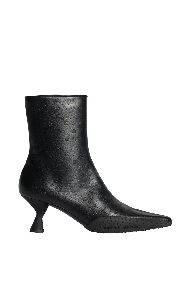 Rubber-Outsole Leather Ankle Boots - 1