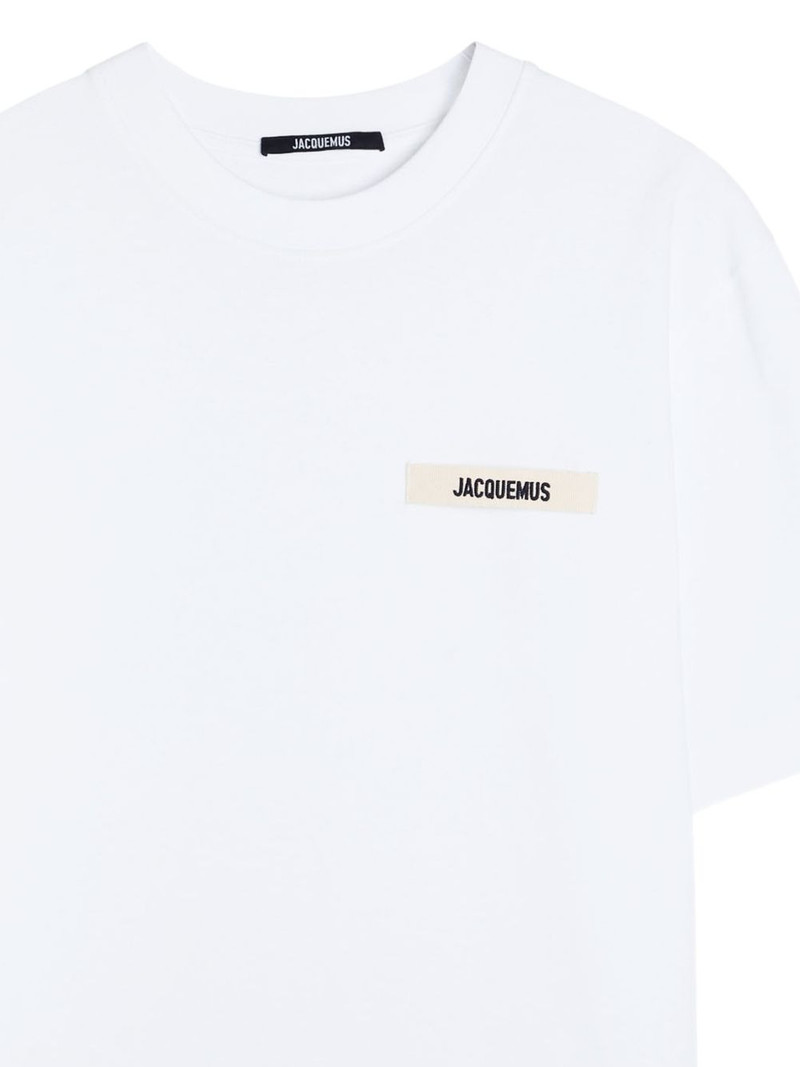 JACQUEMUS logo-patch T-shirt outlook