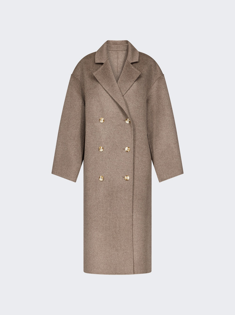 Borneo Long Coat Taupe Melange - 1