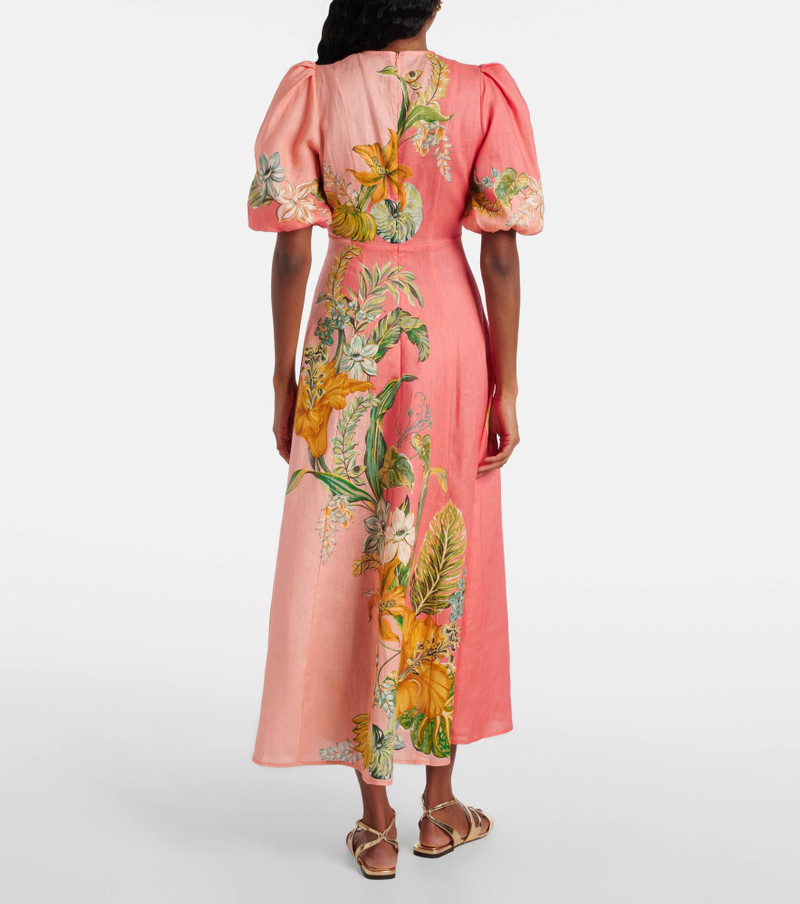 Anika floral linen maxi dress 3