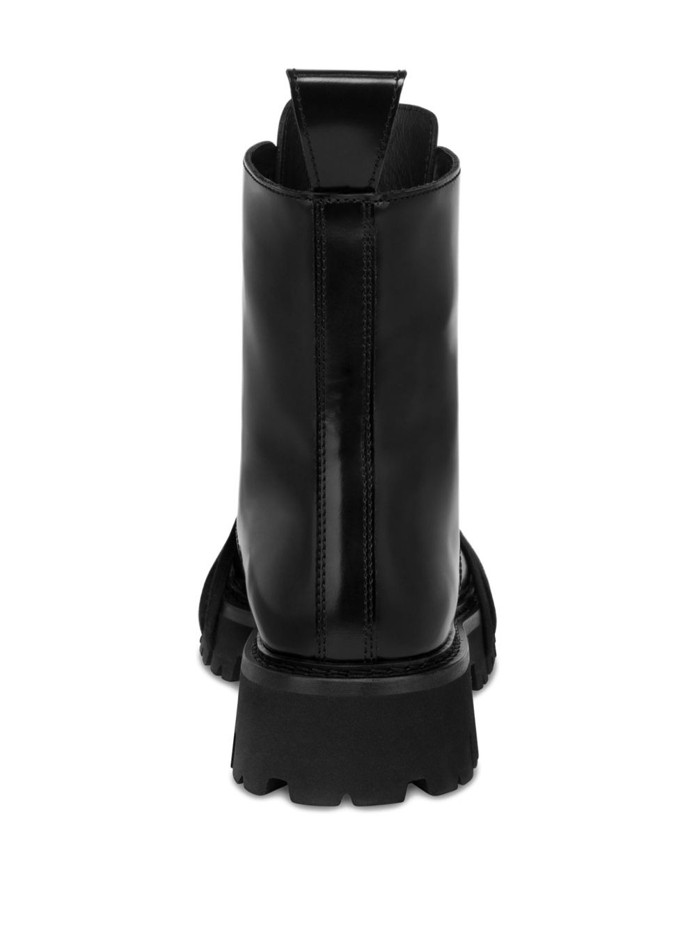 lace-up metal-toe combat boots - 3