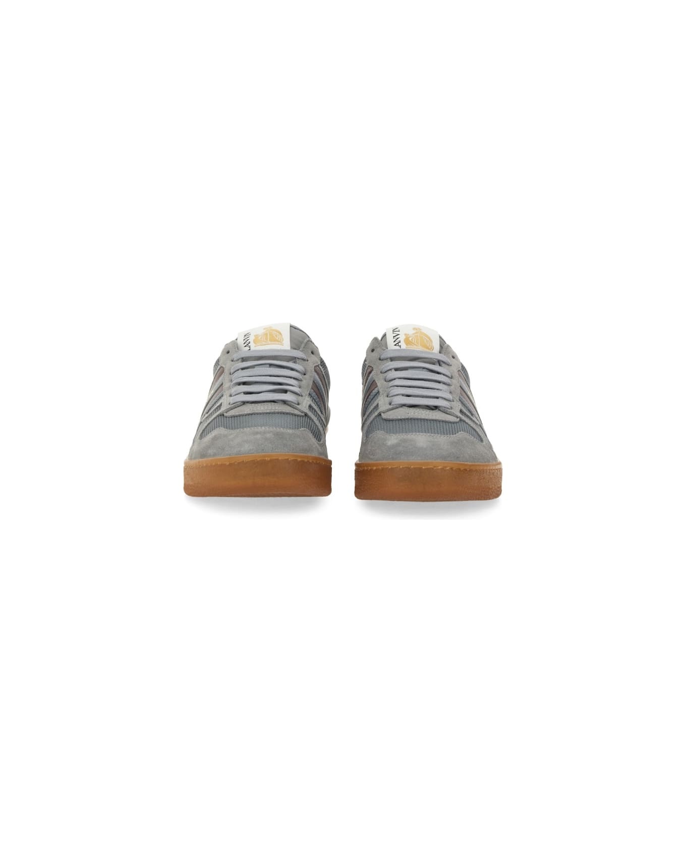Mesh, Suede And Nappa Leather Sneaker - 4