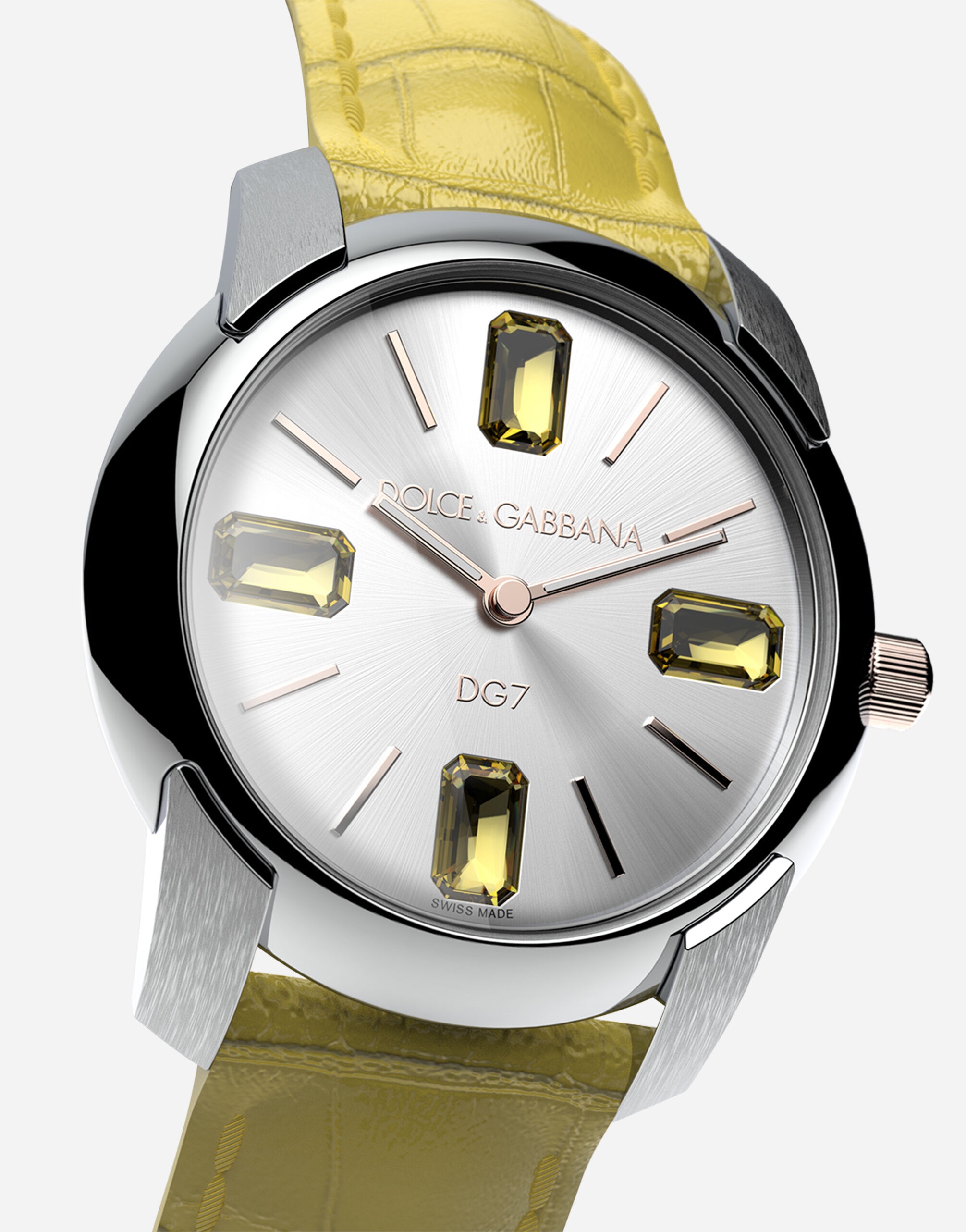 Watch with alligator strap - 4