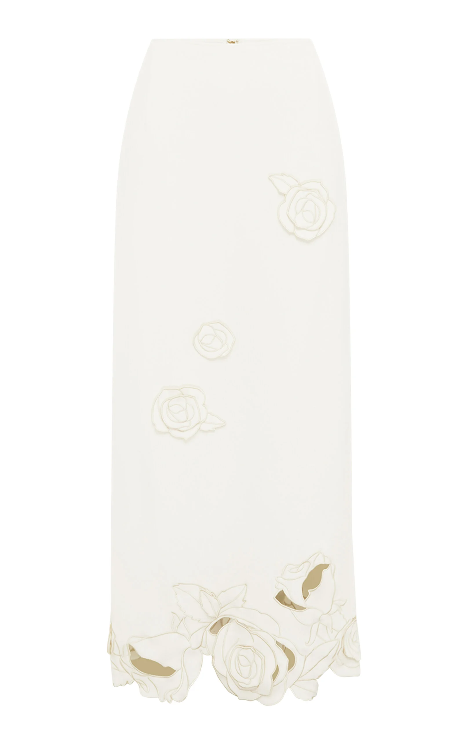 Kyra Appliquéd Maxi Skirt off-white - 1