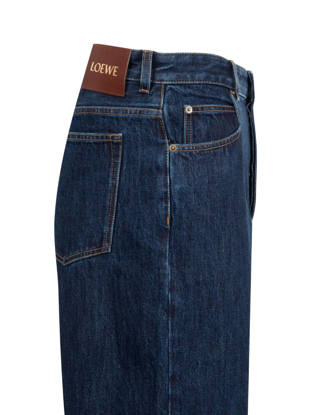 embossed-logo jeans - 3