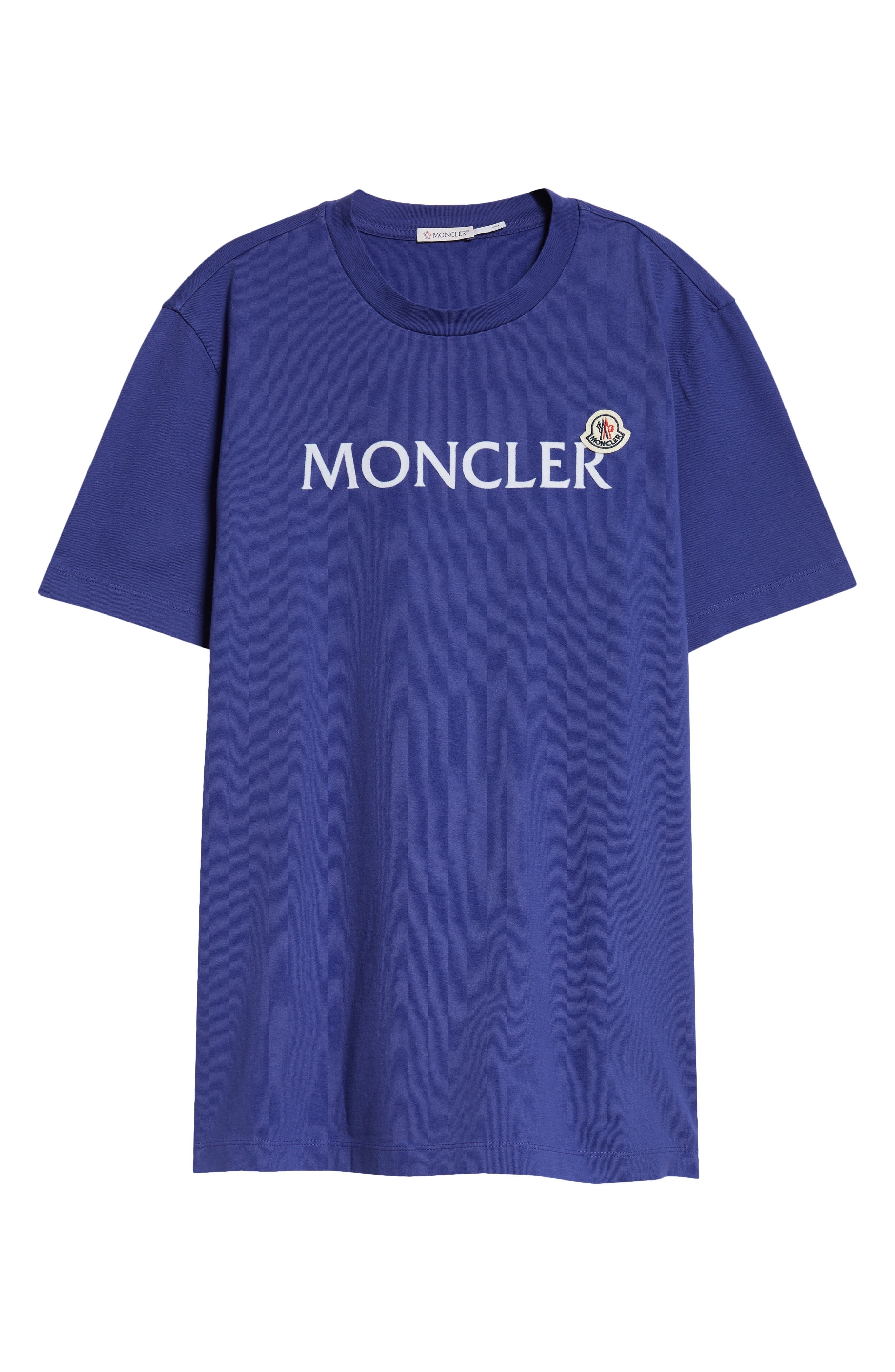 Moncler Logo Patch Graphic T-Shirt in Blackberry Jam at Nordstrom - 5