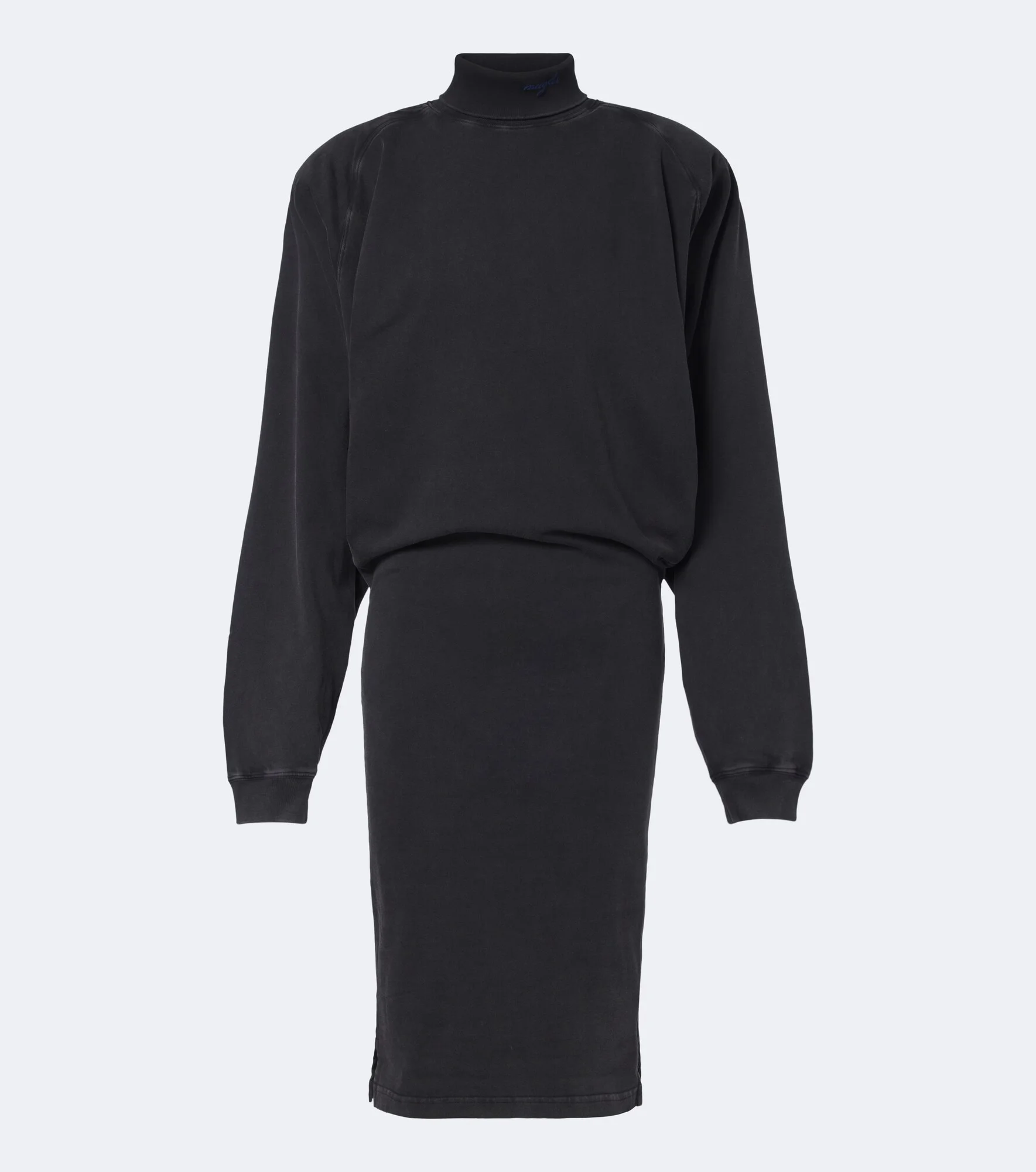 Cotton jersey sweatshirt dress - 1