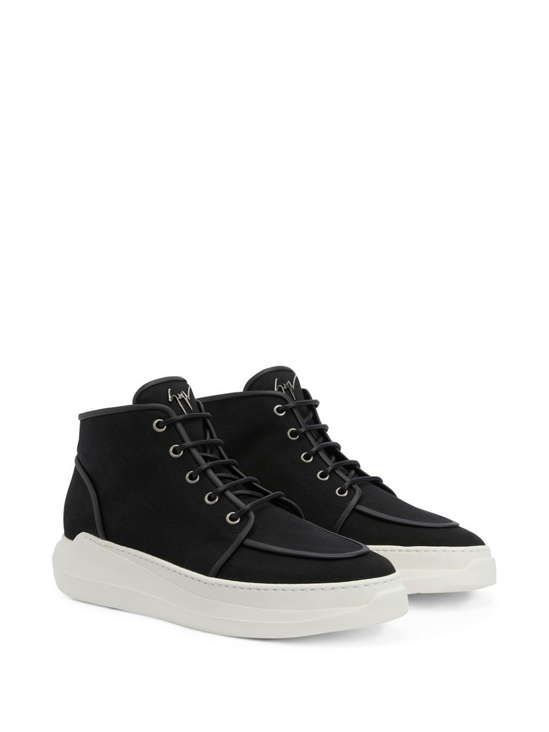 Giuseppe Zanotti lace-up high-top sneakers outlook