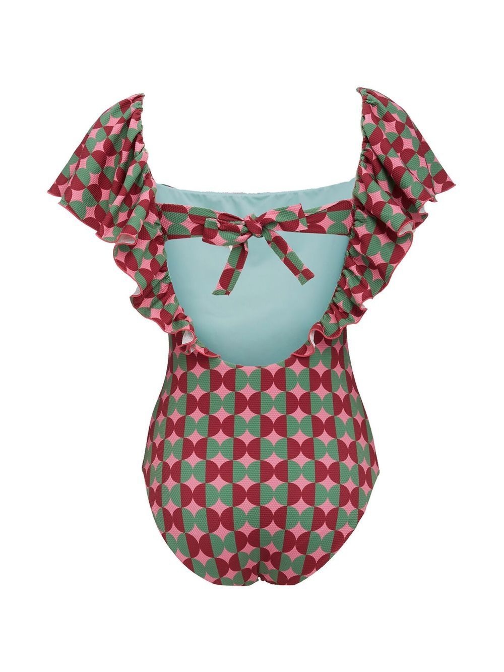 Scarlett flutter-sleeve swimsuit - 4