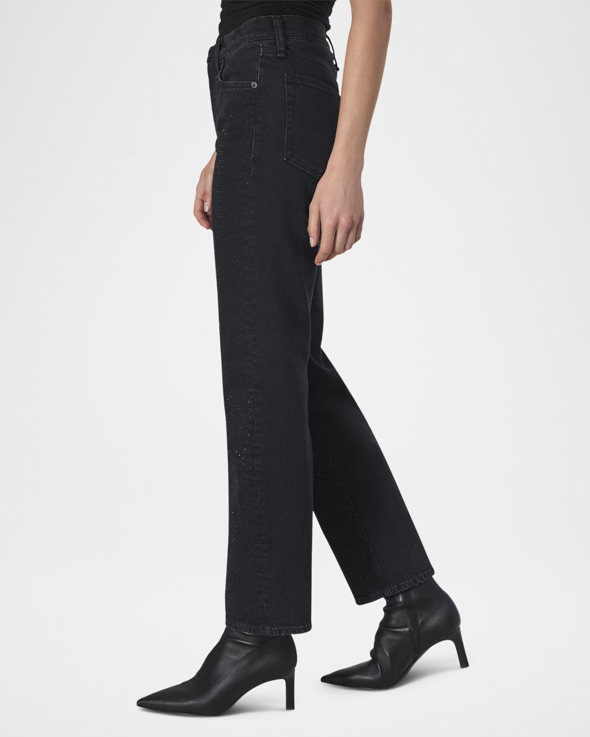 Harlow Mid-Rise Ankle Straight Jeans - 6