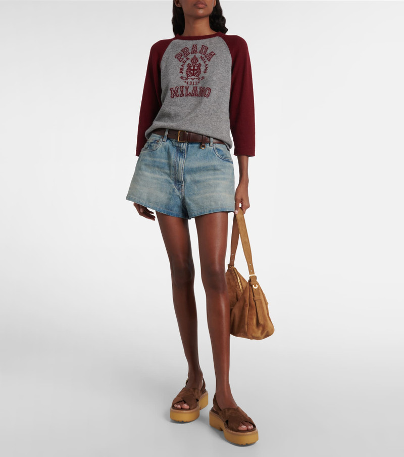Prada Suede platform sandals outlook