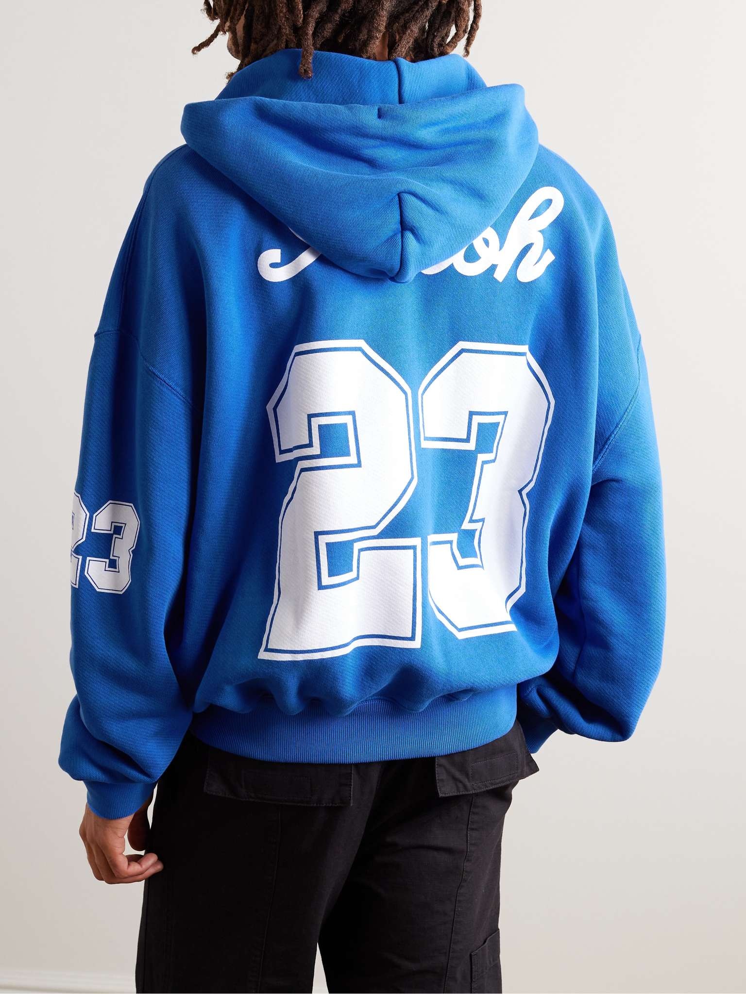 Printed Cotton-Jersey Hoodie - 3