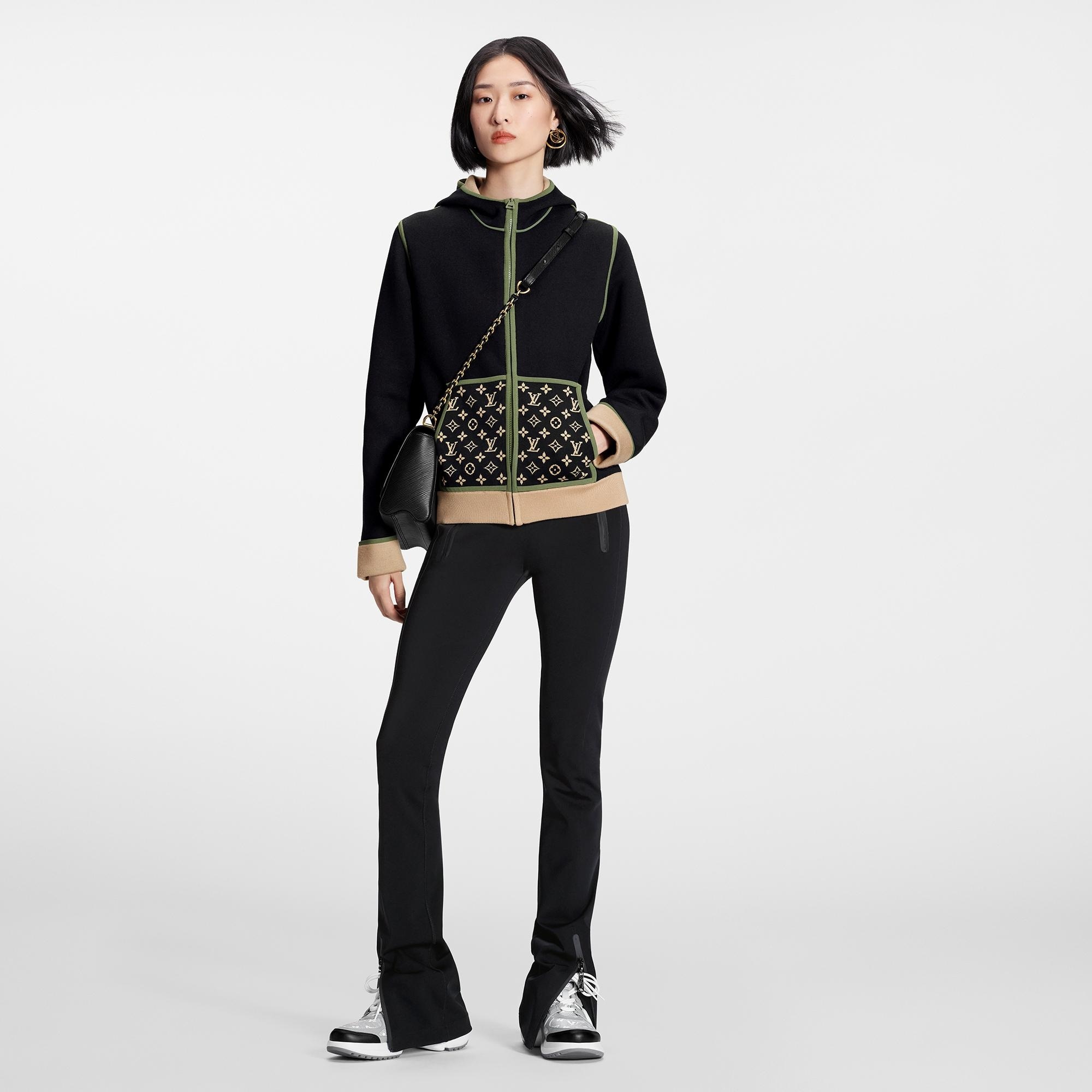 Graphic Trim Zip-Up Hoodie - 2