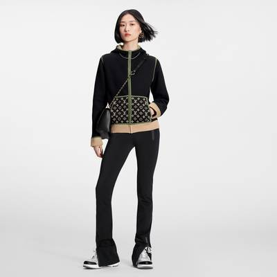 Louis Vuitton Graphic Trim Zip-Up Hoodie outlook