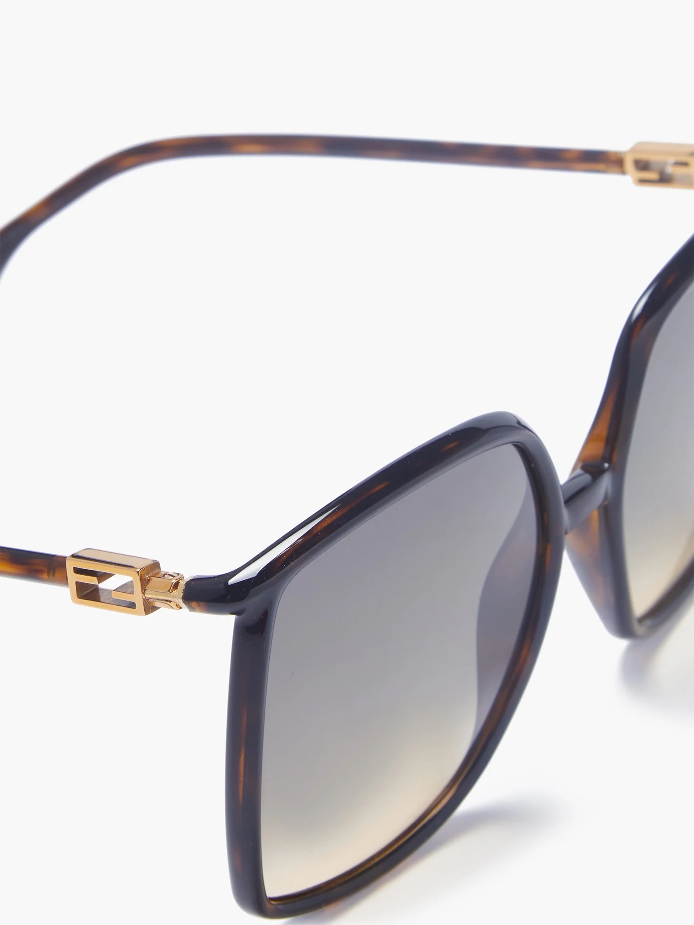 Oversized square acetate sunglasses - 4