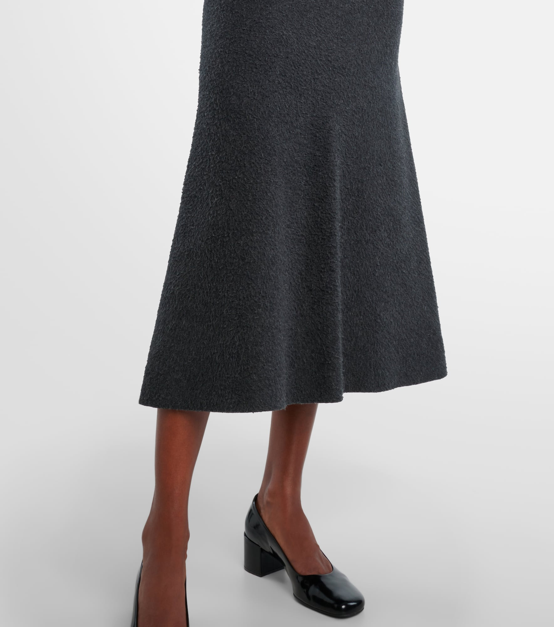Lian cotton midi skirt - 5