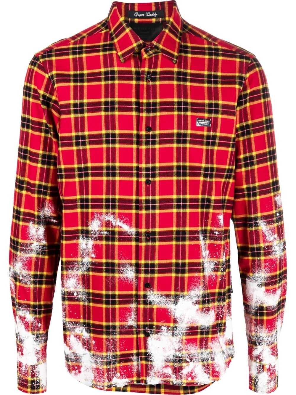 flannel logo shirt - 1