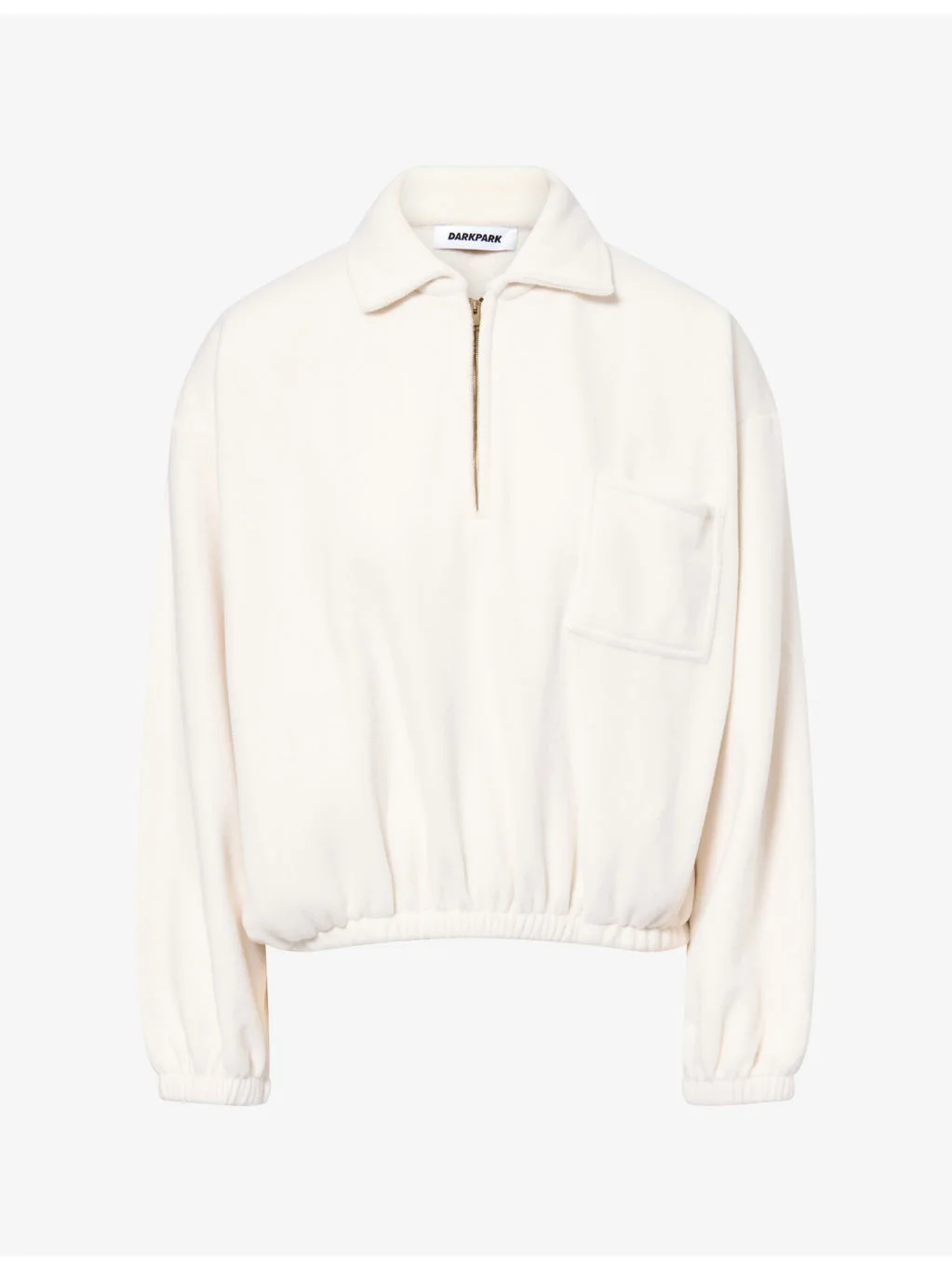 Alva Crop Fleece Sweatshirt - 1