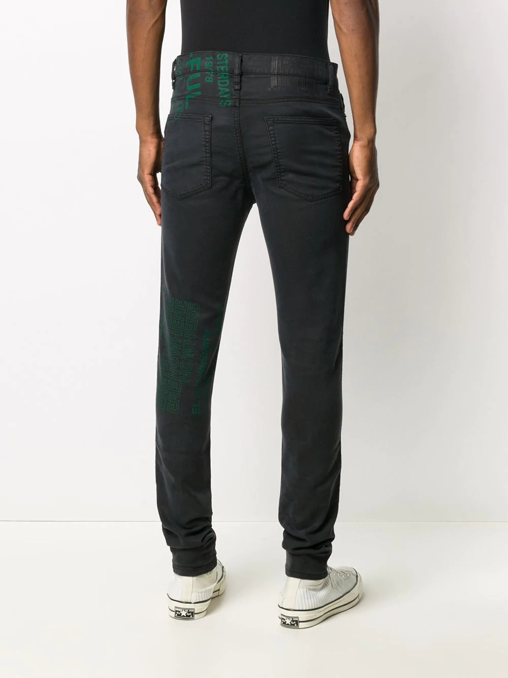 slogan skinny jeans - 4