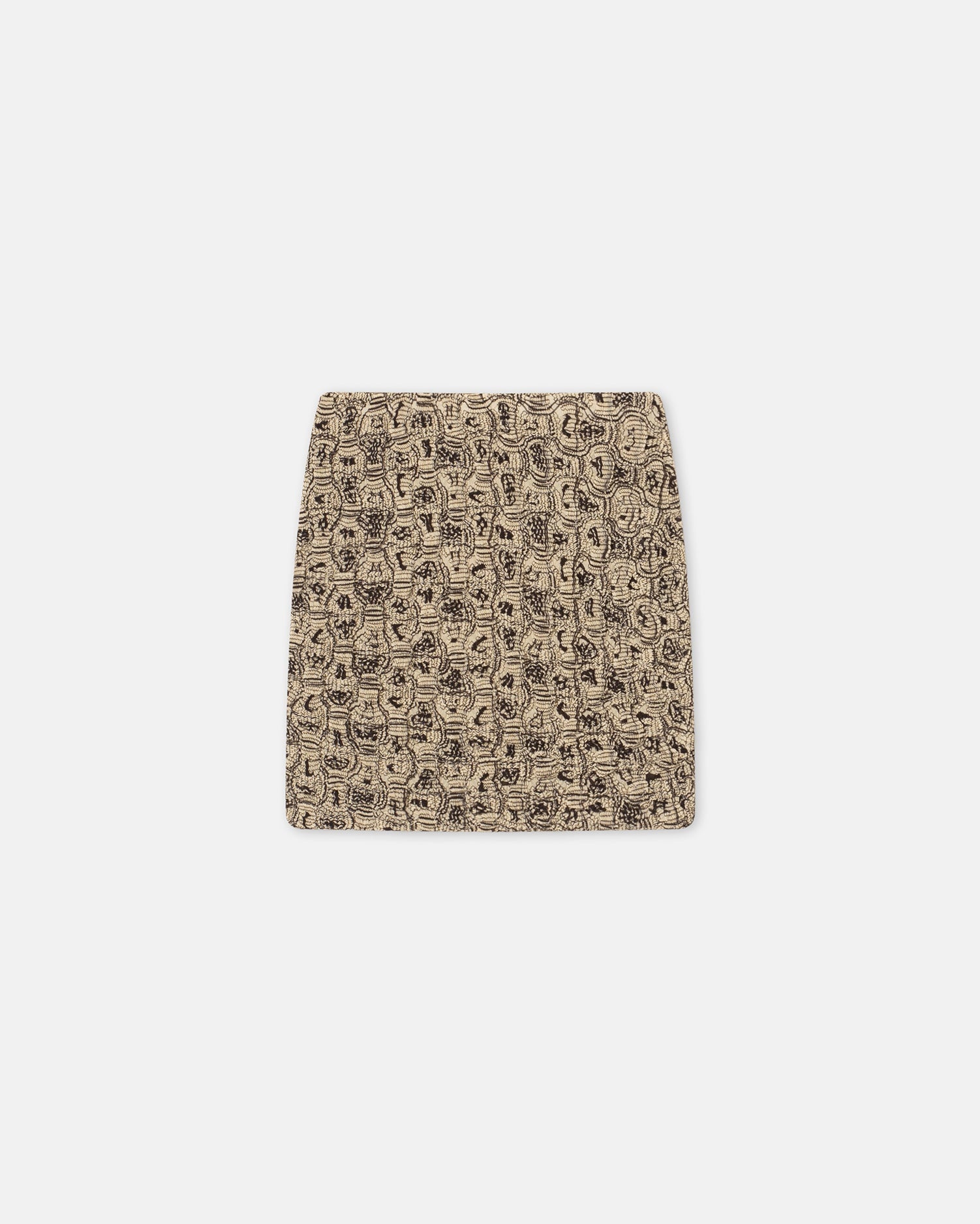 Smocked Gauze Mini Skirt - 4