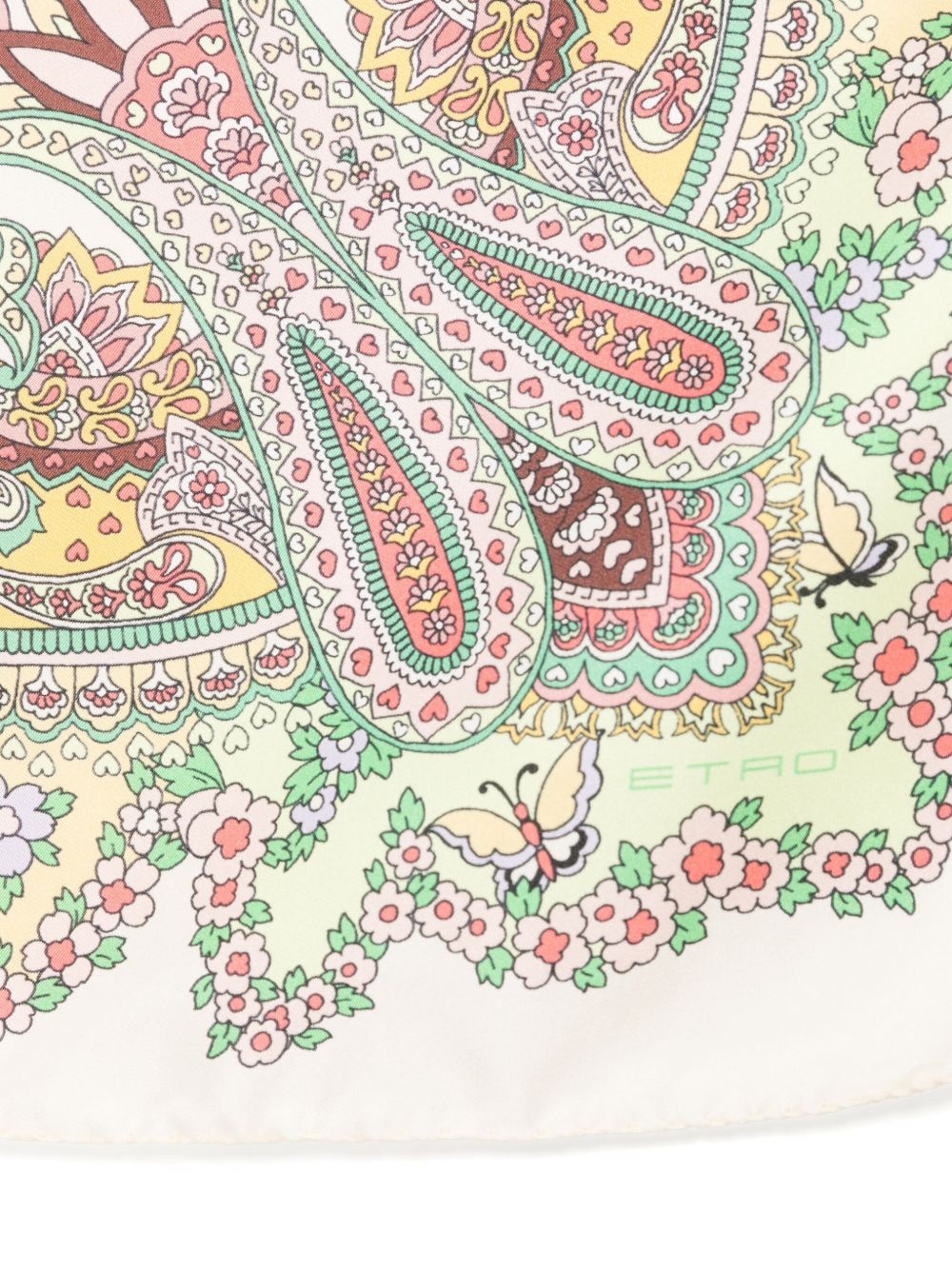 floral-print scarf - 2