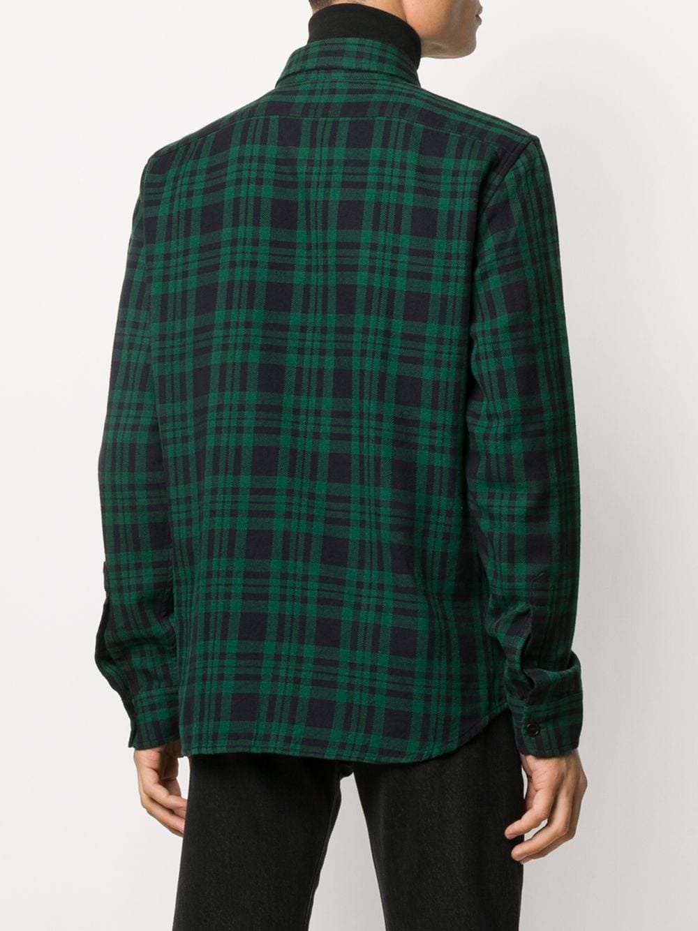 long-sleeve check shirt - 4