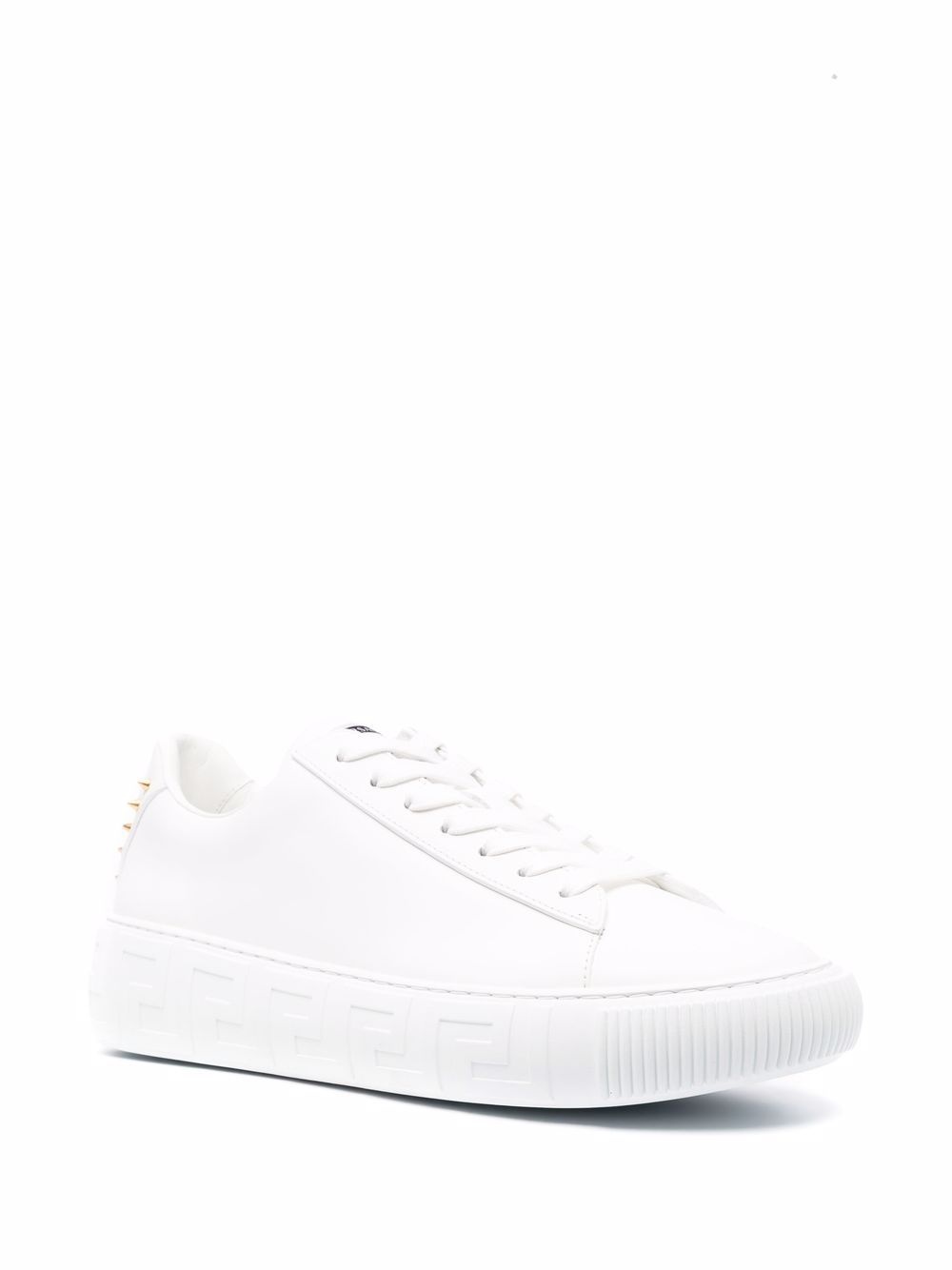 Greca studded low-top sneakers - 2