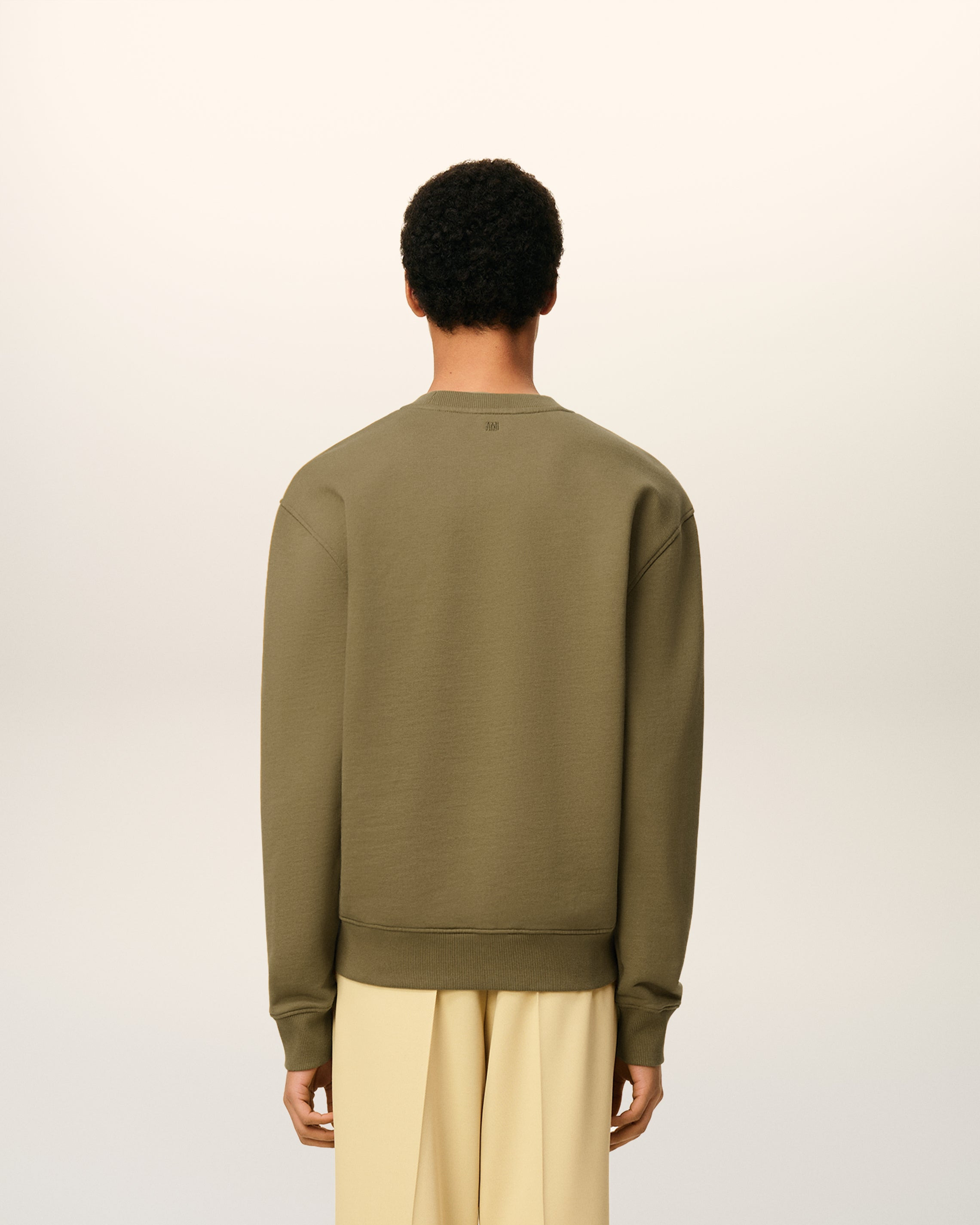 GREEN COTTON AMI DE COEUR SWEATSHIRT - 5