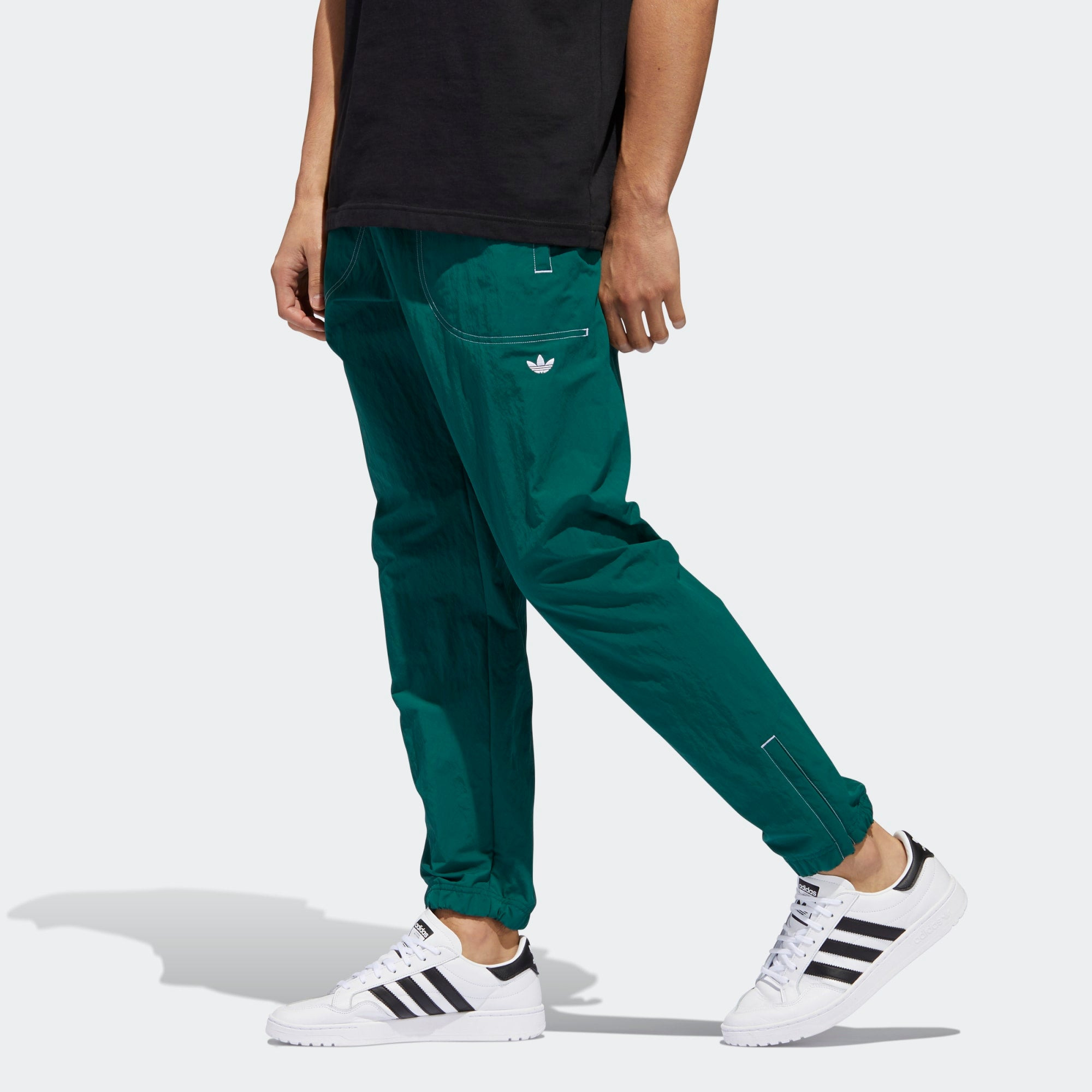 adidas Summer B-Ball Tracksuit Bottoms - Green GD2056 - 2