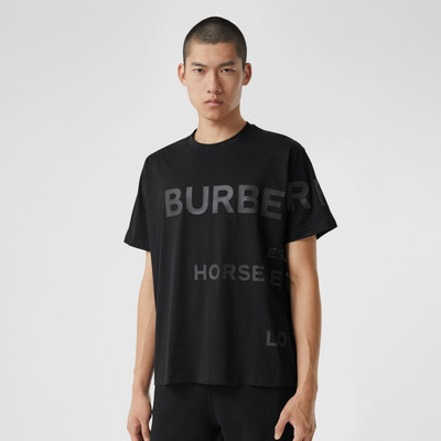 Burberry Horseferry Print Cotton Oversized T-shirt outlook