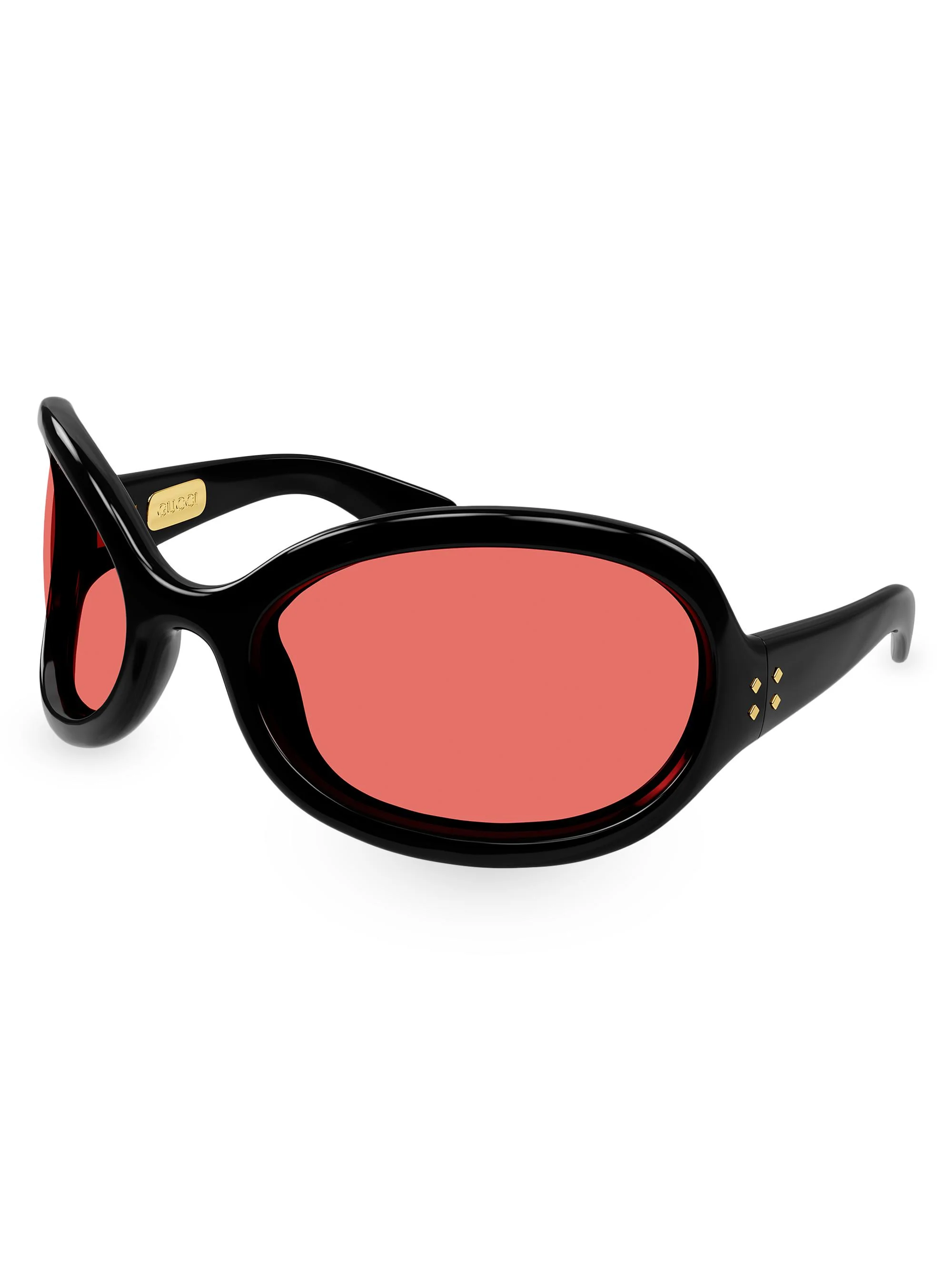 Women's Fashion Show 77MM Directional Sunglasses - Black - 1