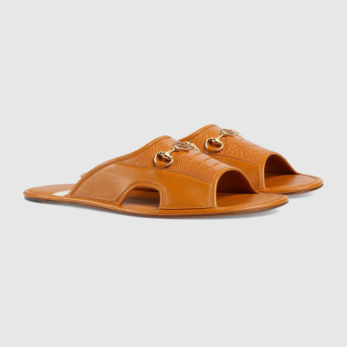 Slide sandal with Horsebit - 2