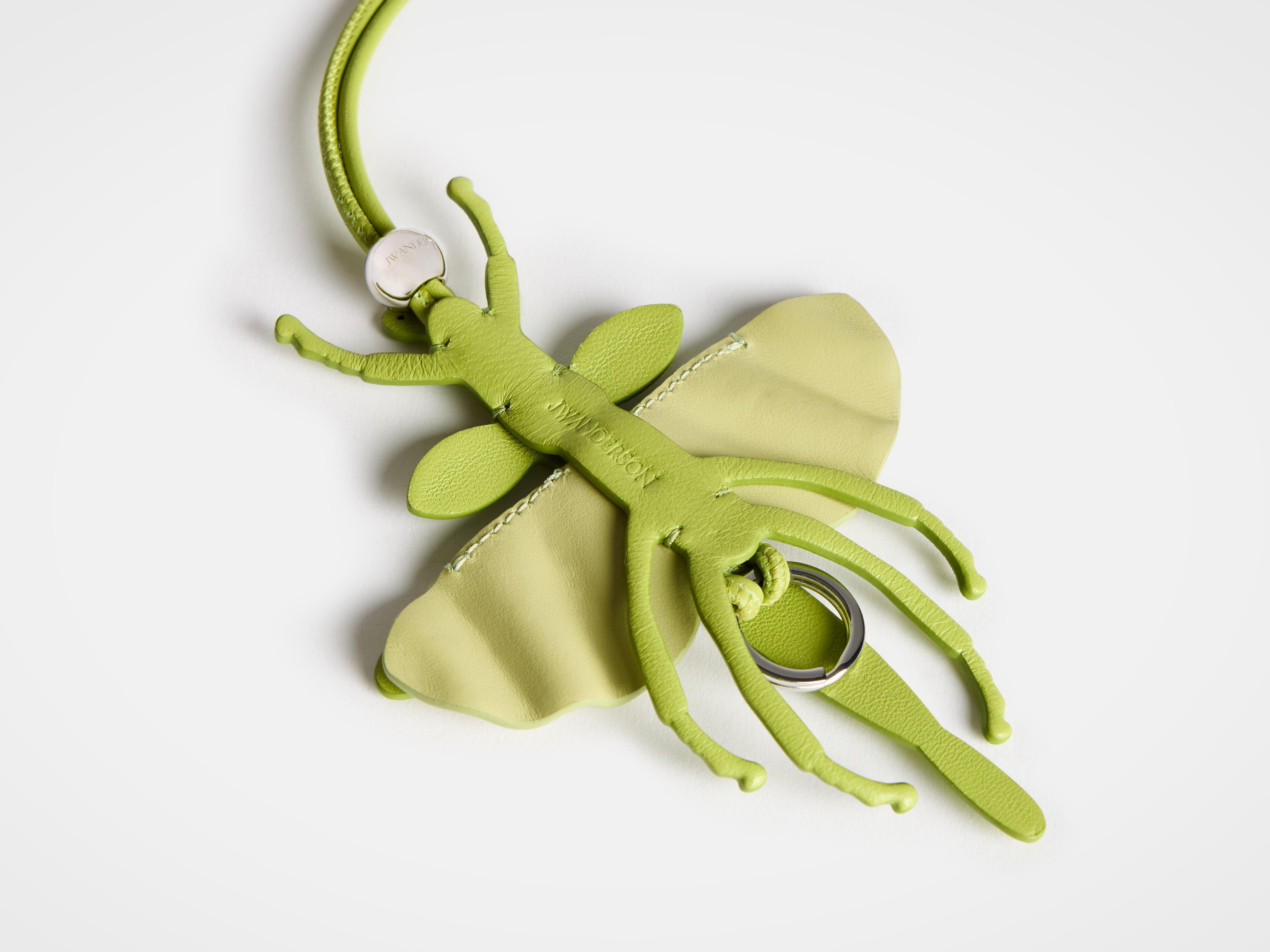 LEATHER PRAYING MANTIS CHARM - 3