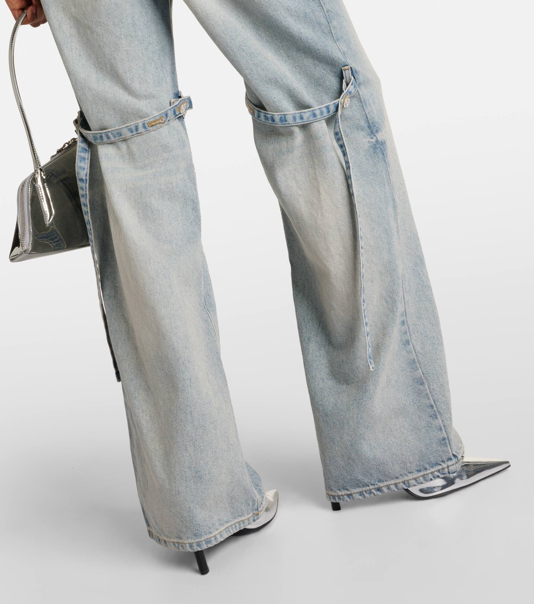 Sailor high-rise wide-leg jeans - 5