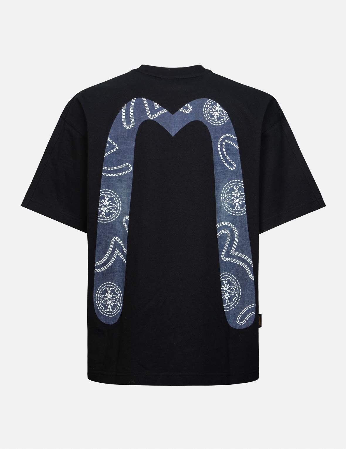 FOAM LINE KAMON AND SEAGULL DAICOCK PRINT LOOSE FIT T-SHIRT - 2