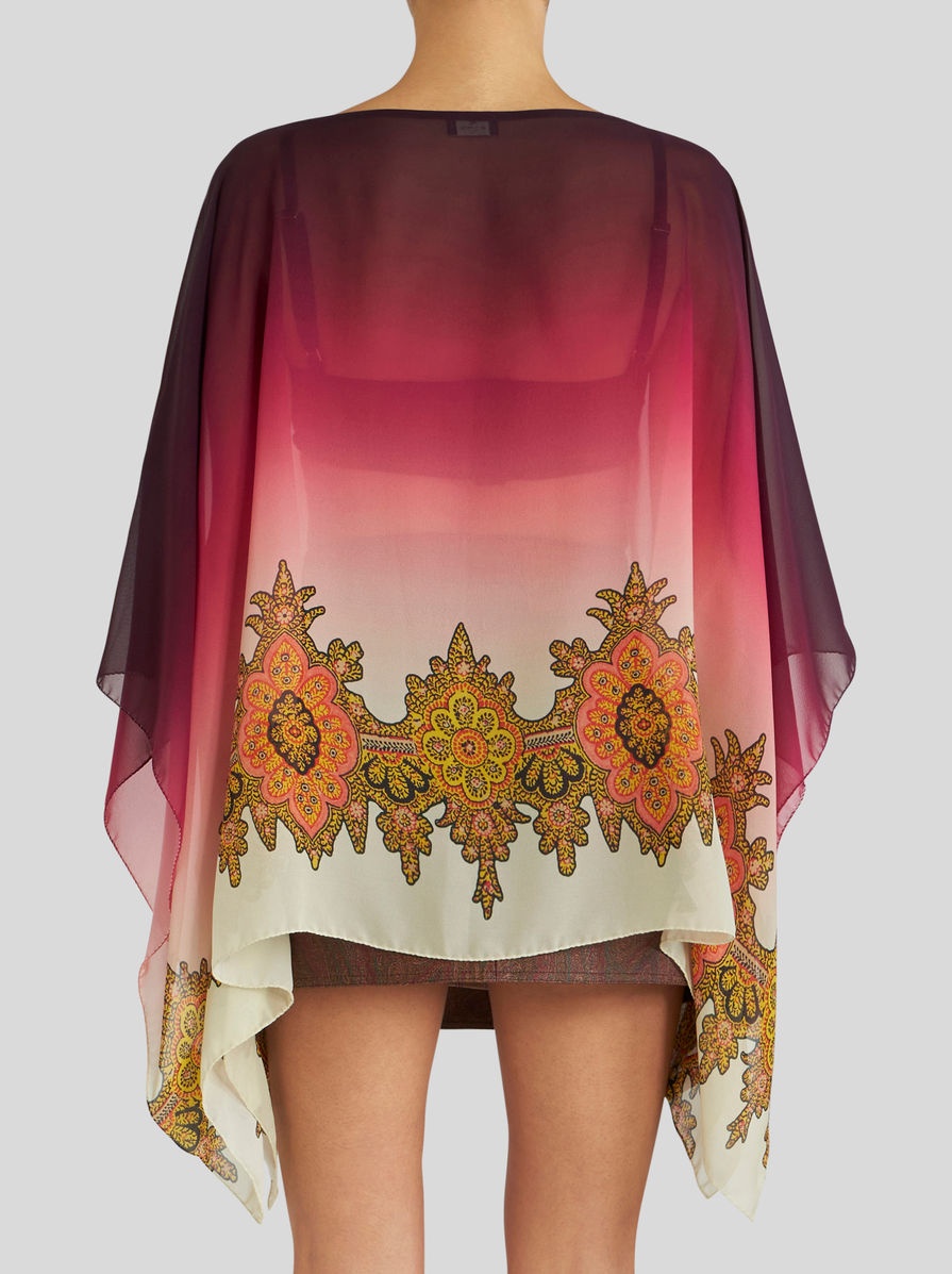 TOP WITH COLOUR SHADING AND PAISLEY PATTERNS - 5