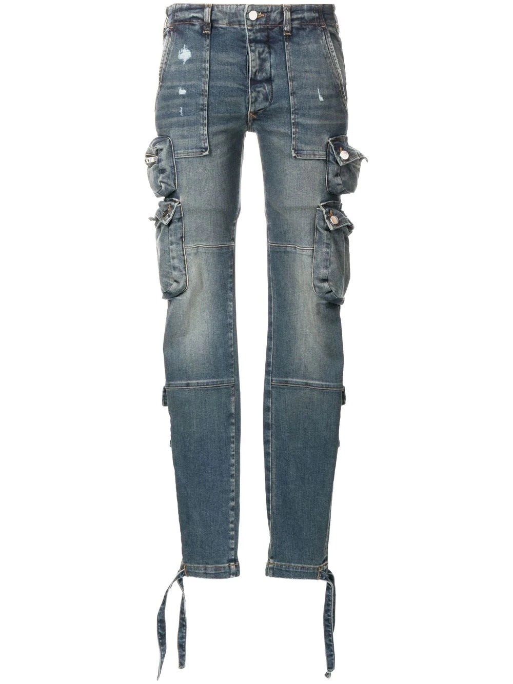 cargo-pocket jeans - 1