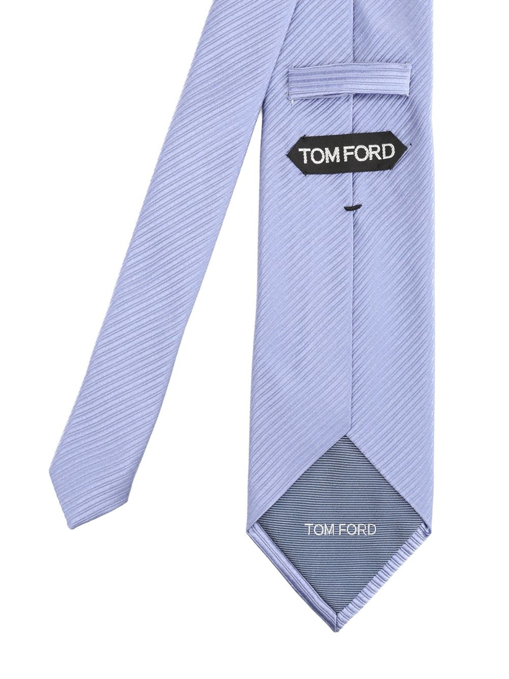 ribbed silk tie - 2