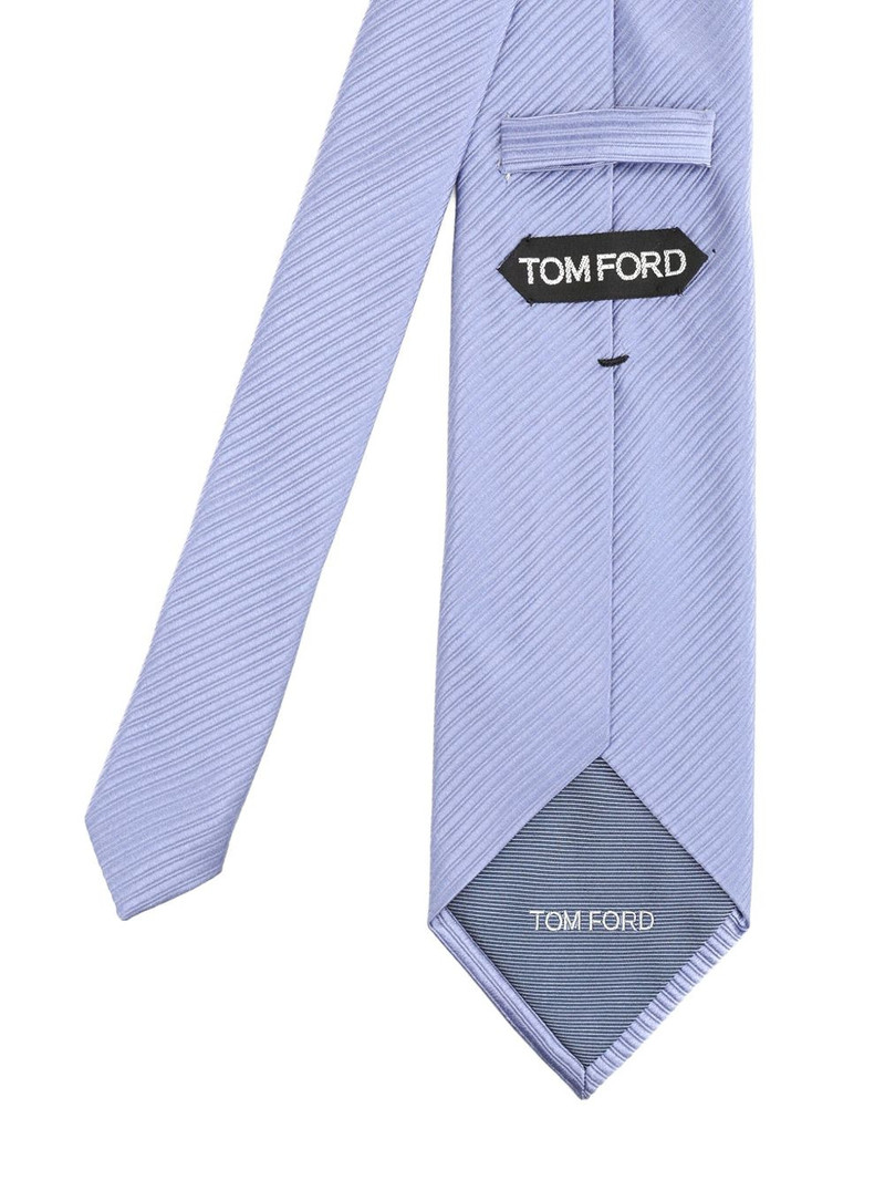 TOM FORD ribbed silk tie outlook