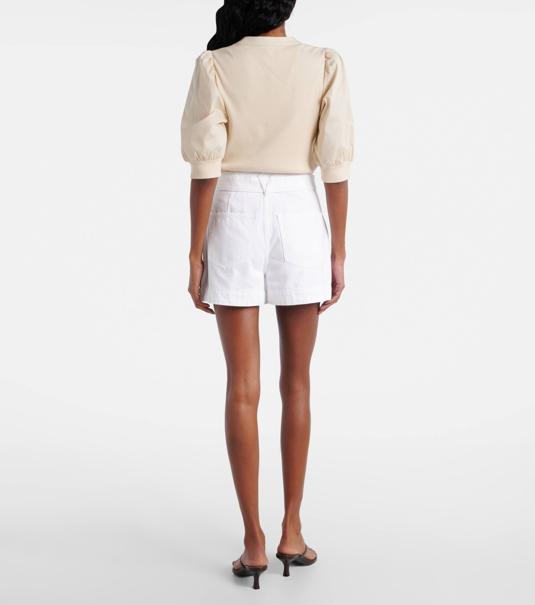 Agee cotton-blend skort - 3