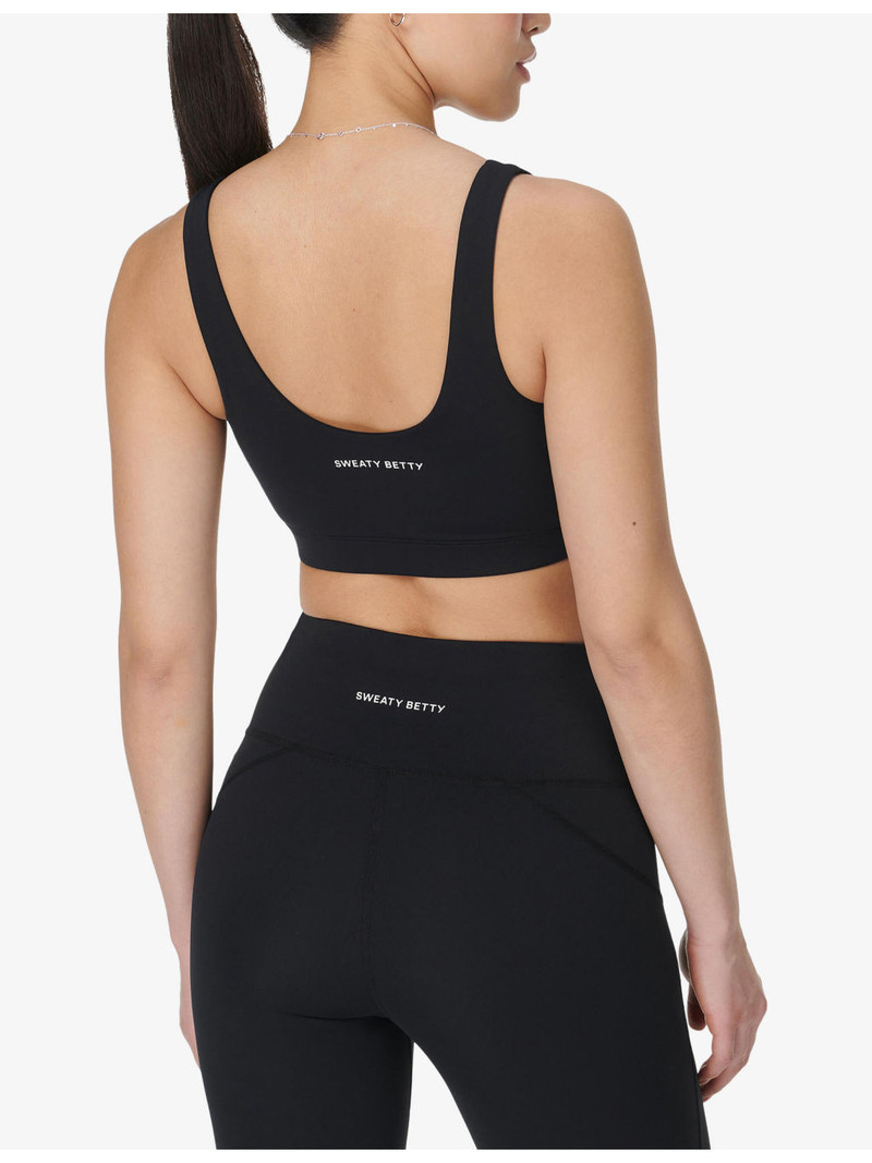 All Day Scoop-Neck Stretch-Woven Bralette 4