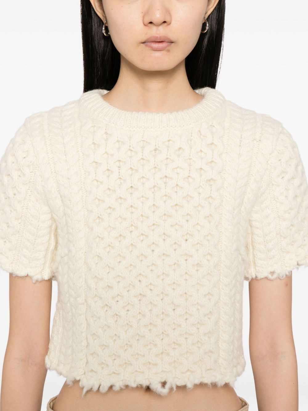 wool knitted top - 5
