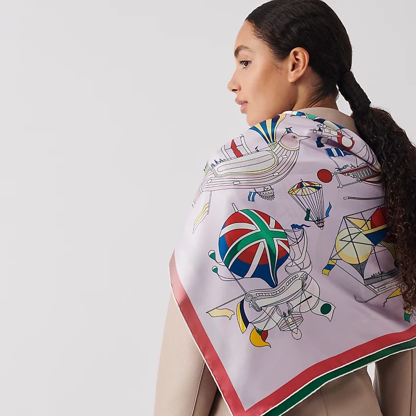 Les Folies du Ciel double face scarf 90 - 2