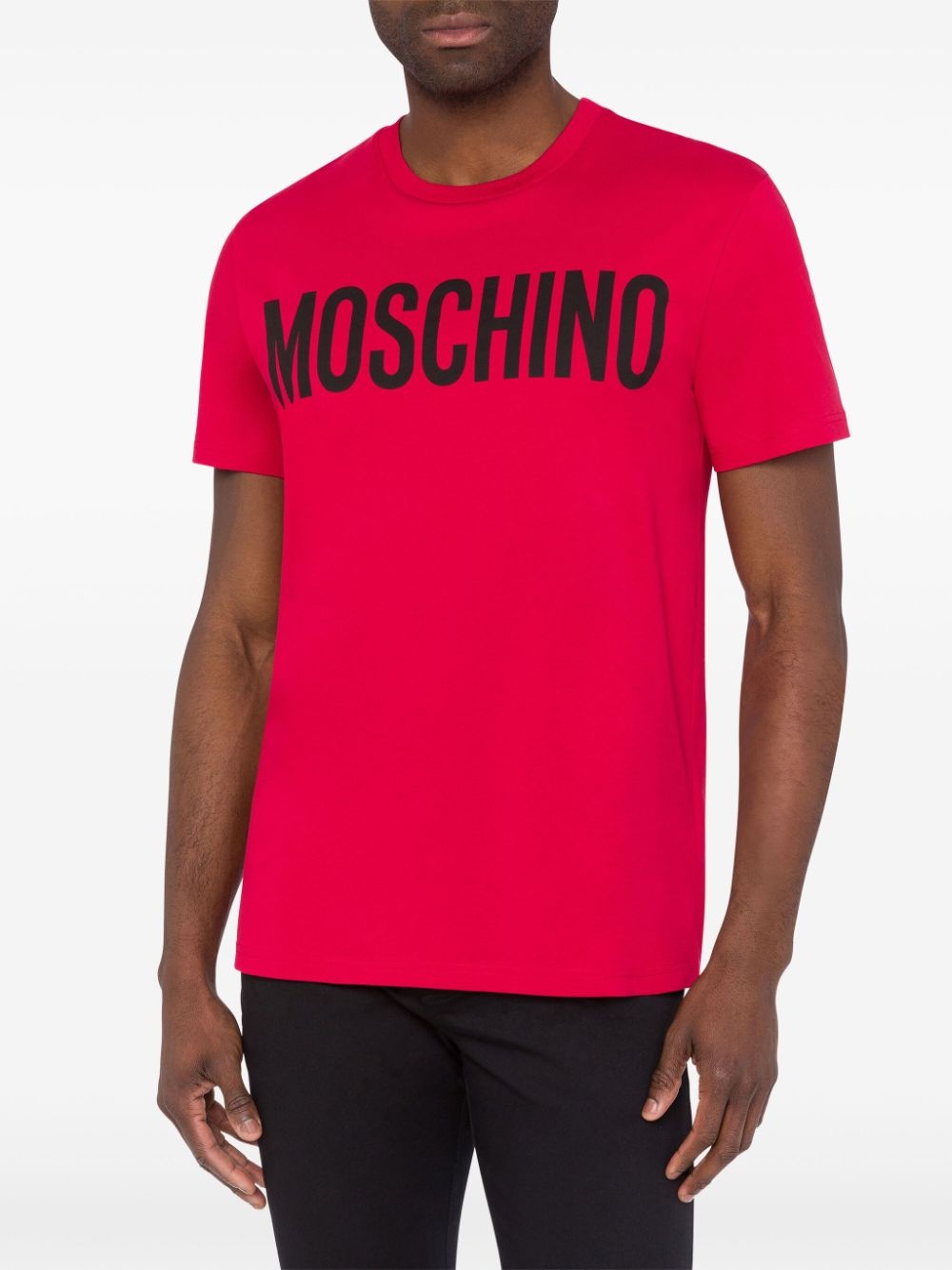 logo-print cotton T-shirt - 4